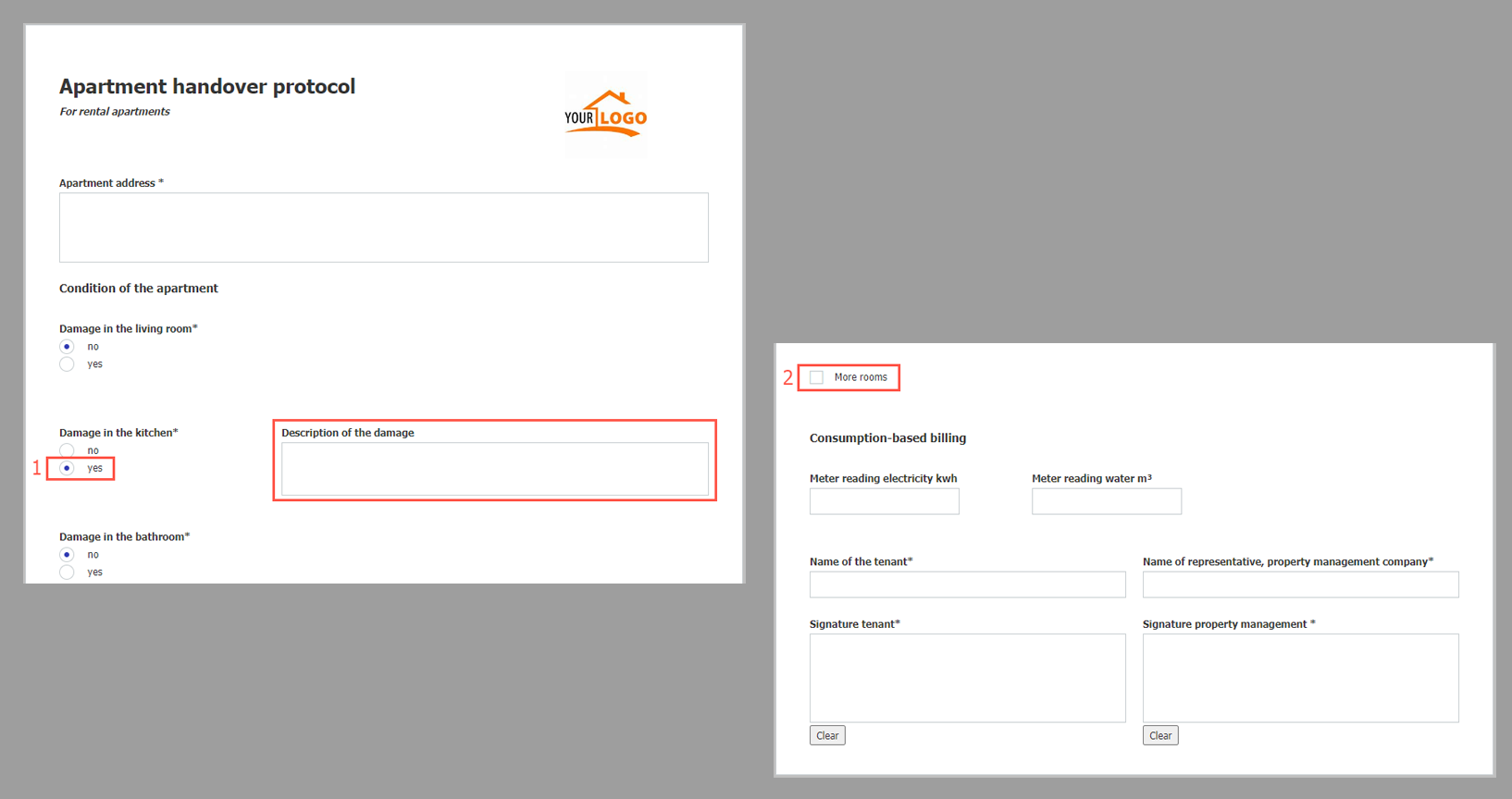 Digital forms make handovers & sign-offs easy